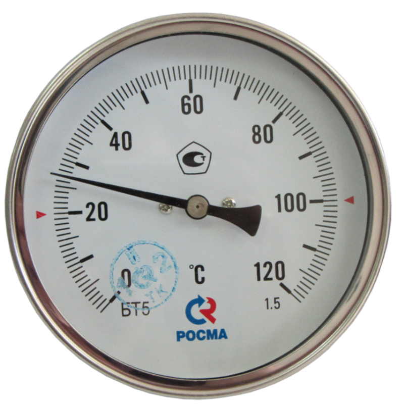 Термометры биметаллические обще технические (осевое присоединение)